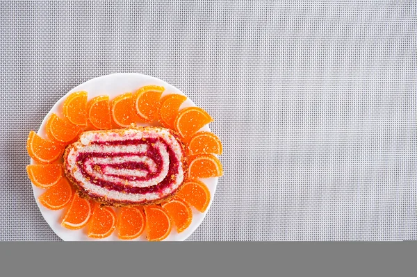 甜卷、 水果 — 图库照片
