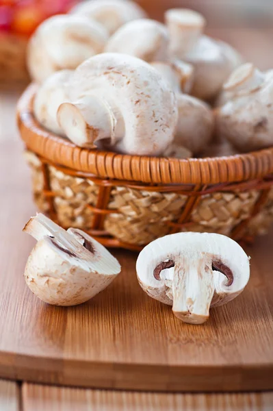 Champignon mushrooms — Stock Image Champignon mushrooms Stock Photo