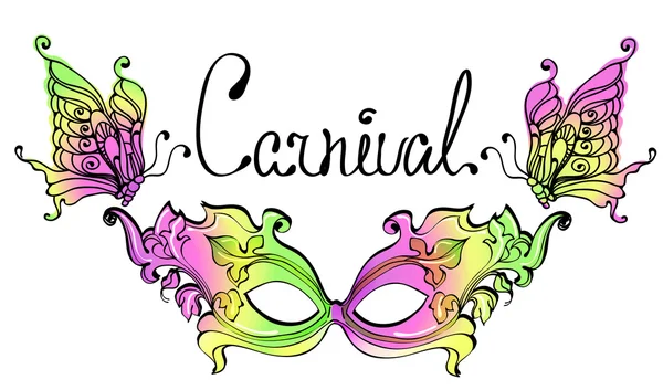 Carnival mask — Stock vektor