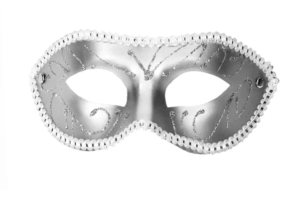 Máscara de carnaval sobre branco — Fotografia de Stock