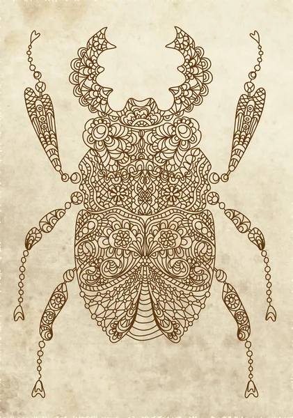 Insecto retro — Archivo Imágenes Vectoriales