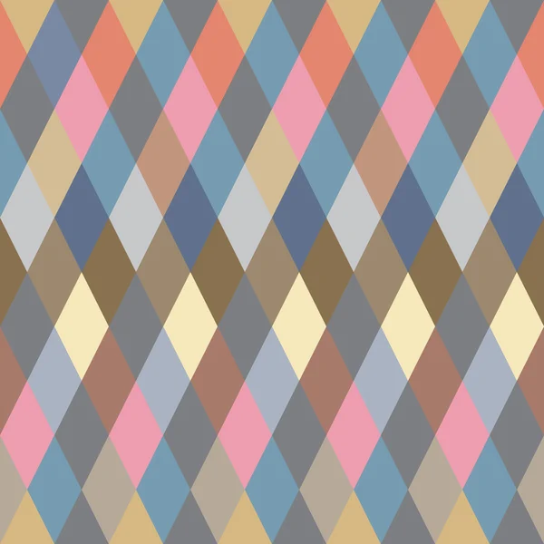 Färgglada rhombus. Seamless mönster, bakgrund — Stock vektor