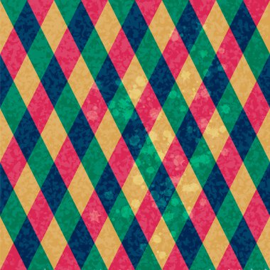 Colorful Rhombus, Seamless pattern