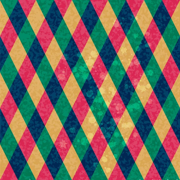 Färgglada rhombus, sömlösa mönster — Stock vektor