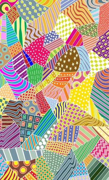 Ornatecolorful patrón — Vector de stock