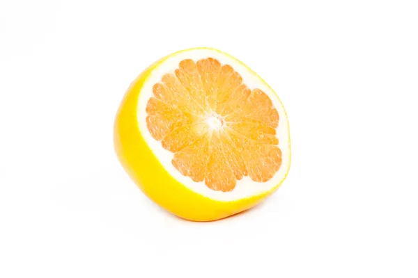成熟的葡萄柚的一半 图库图片