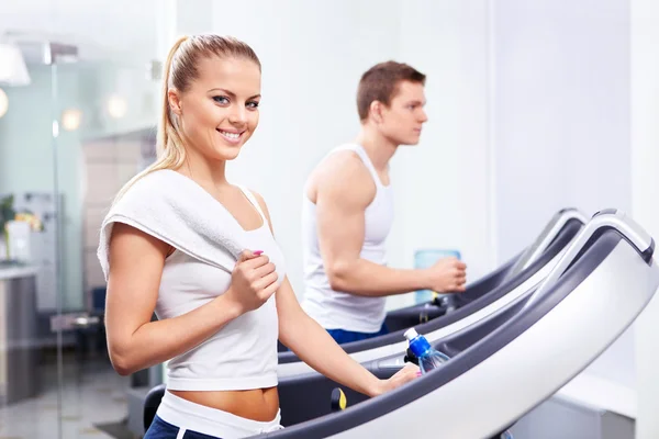 In the fitness club — Stock Photo, Image