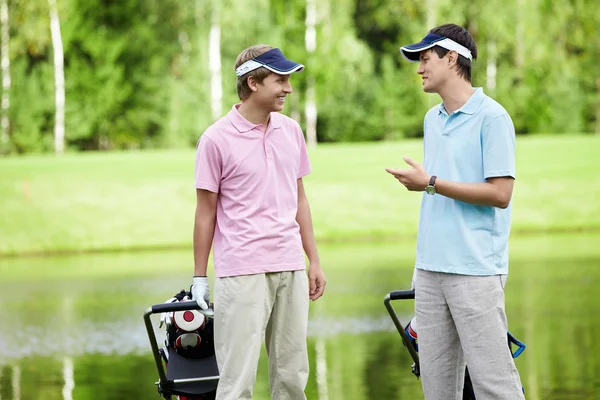 On the golf course — Stock Photo, Image