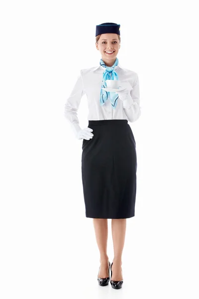 Stewardess — Stock Photo, Image