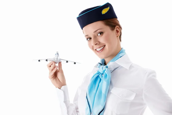 Stewardessa — Zdjęcie stockowe