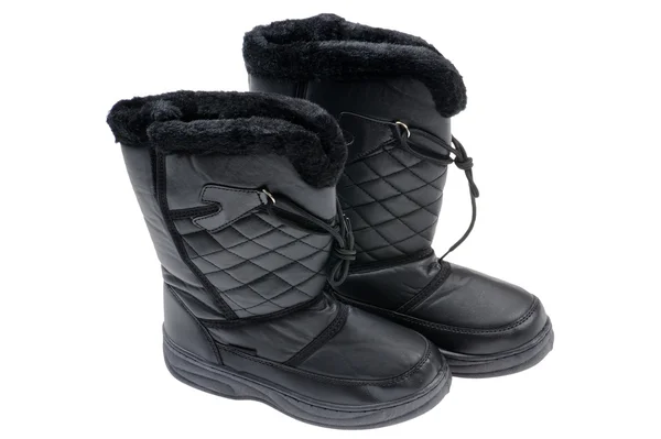 Winter boots close up — Stock Photo, Image