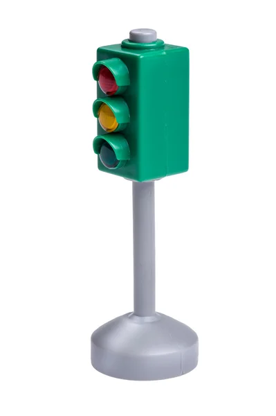 Toy traffic light close up — Stock Photo, Image