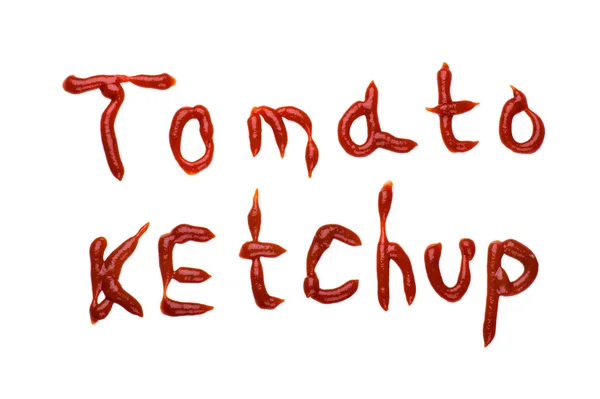 Ketchup de tomate Fotografia De Stock