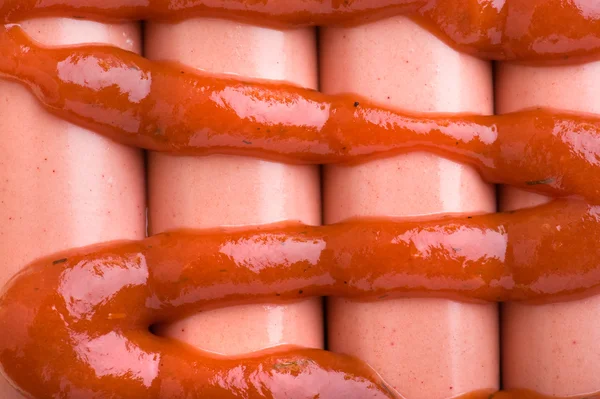Sausage macro — Stock Photo, Image