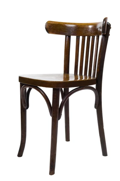 Ξύλινη καρέκλα από κοντά — Φωτογραφία Αρχείου