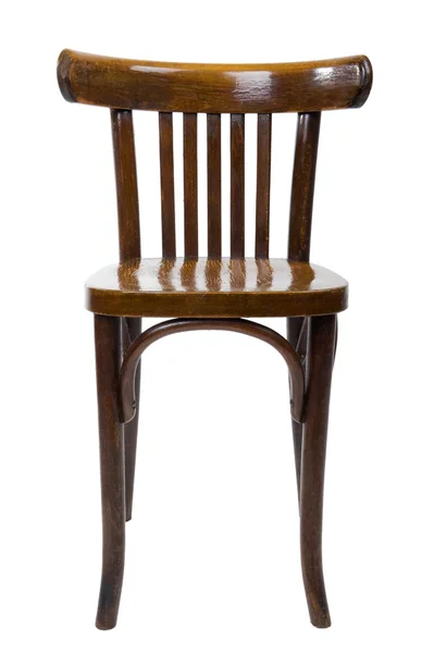 Ξύλινη καρέκλα μακροεντολή — Φωτογραφία Αρχείου