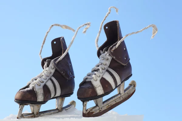 Vintage par mens skridskor — Stockfoto