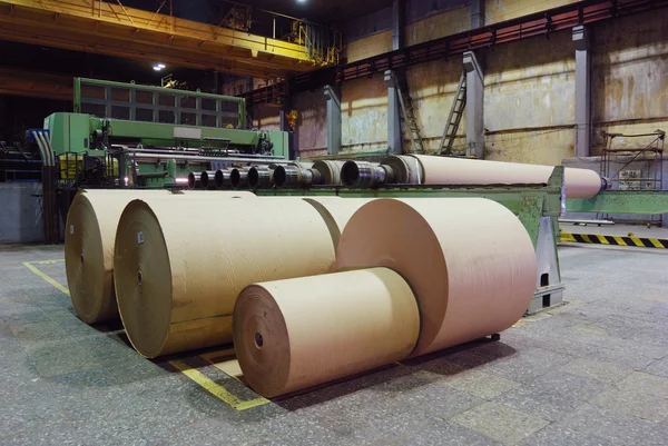 Rolls of kraft paper — Stock Photo, Image