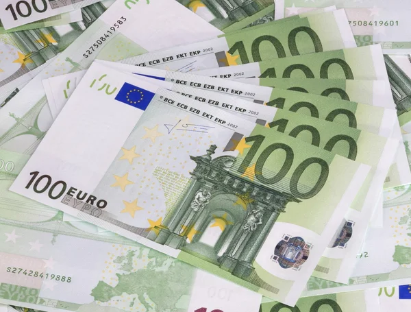 Nota de euros da europa de centenas — Fotografia de Stock