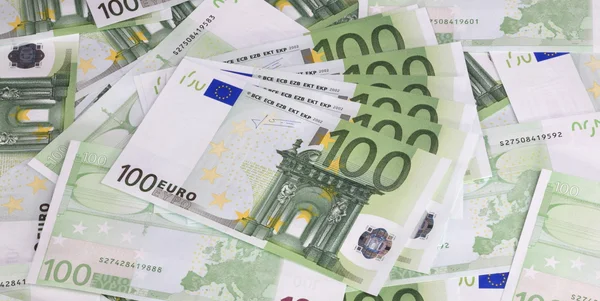 Nota de euros da europa de centenas — Fotografia de Stock