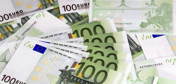 stock image Europe euros banknote of hundreds