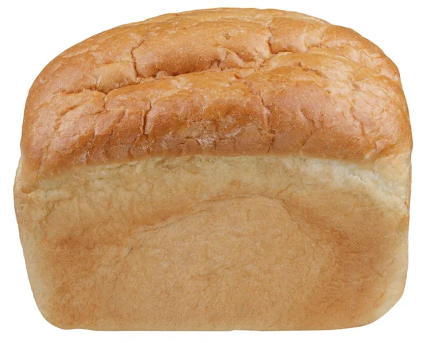 Wheaten bröd på vit bakgrund — Stockfoto