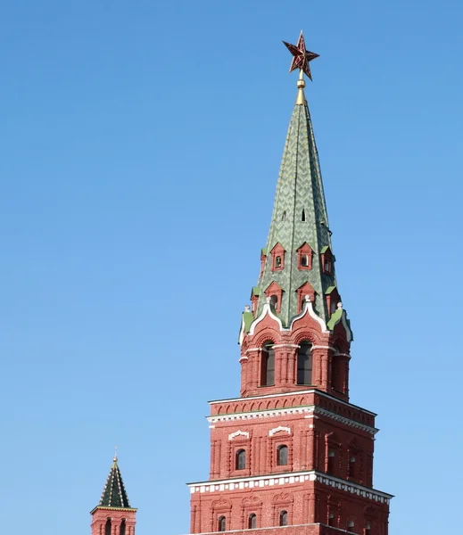 Вежа Кремля на небі — стокове фото
