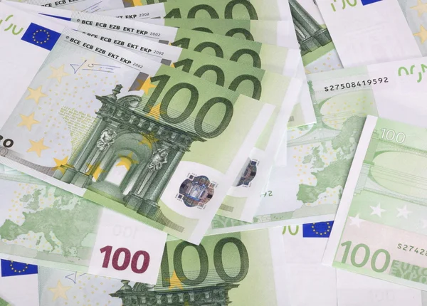 stock image Europe euros banknote of hundreds