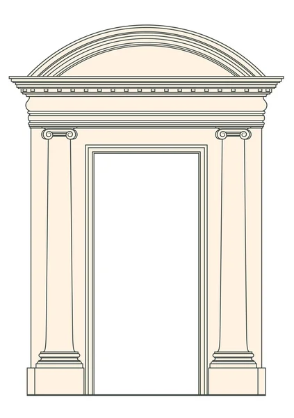 Architectural element vector — Stock Vector