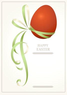 Easter greeting card clipart