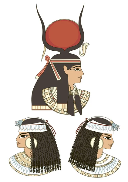 Arte egizia chiassosa — Vettoriale Stock