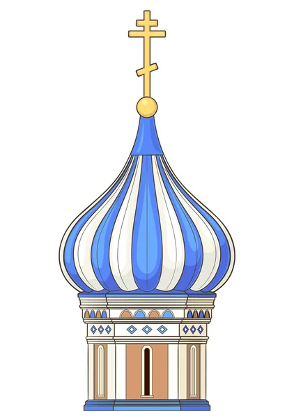Russian church — Stock Vector