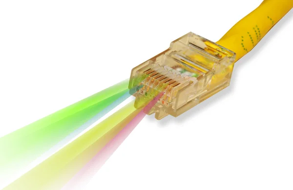 Sarı kablo — Stok fotoğraf
