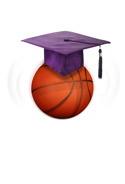 Basketball and education. — Stock Photo, Image