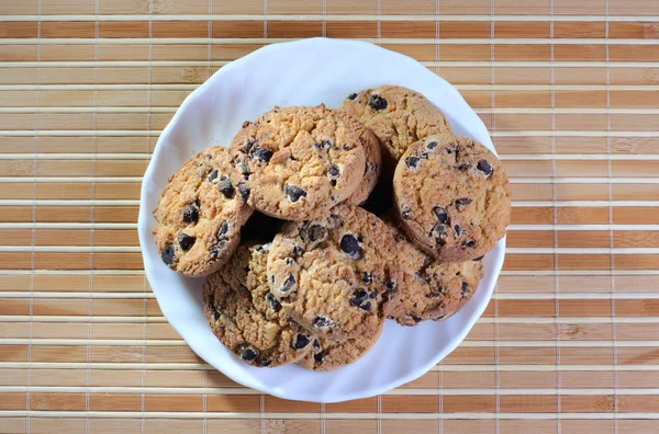 Algunas galletas en el plato — Foto de Stock
