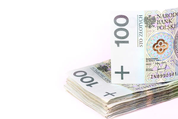Uang Polandia PLN — Stok Foto