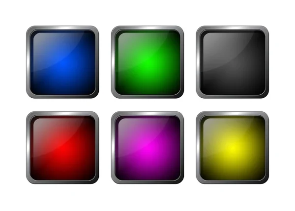 Buttons for web design over white — Stock Photo, Image