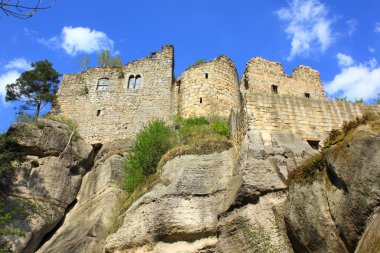 Castle in Oybin clipart