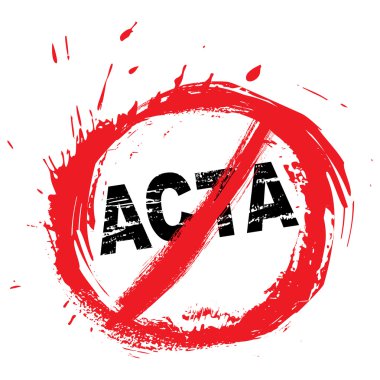 No ACTA symbol clipart