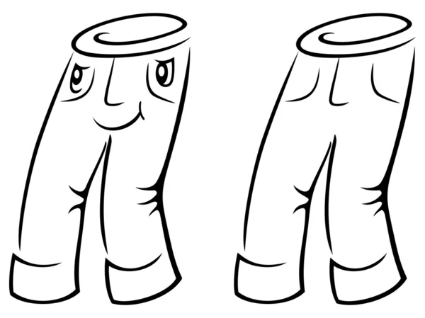 Simbolo jeans — Vettoriale Stock