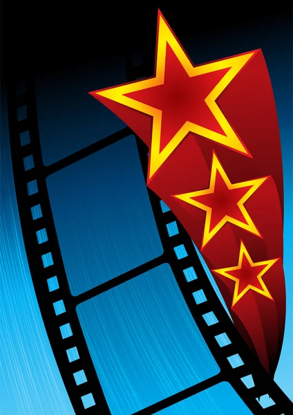 Filmový plakát — Stockový vektor
