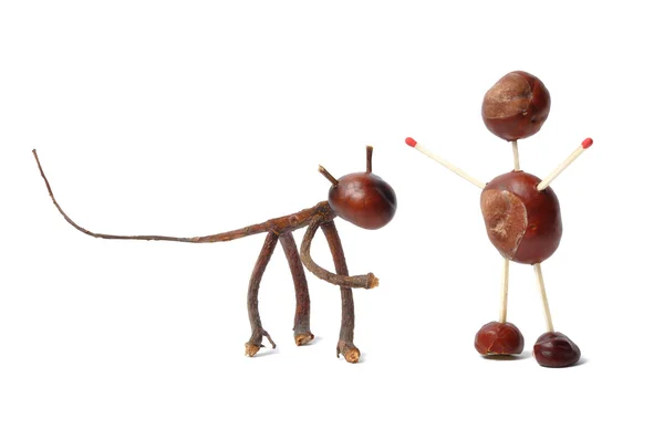 Chestnuts Toys — Stock Photo, Image