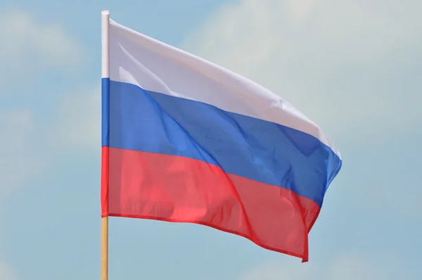 Σημαία της Ρωσικής Ομοσπονδίας — Φωτογραφία Αρχείου