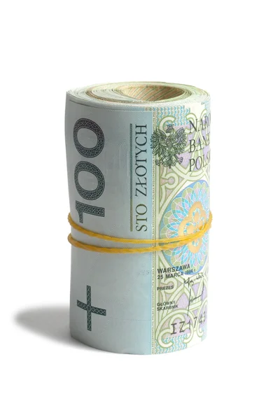 波兰人的钱 — 图库照片