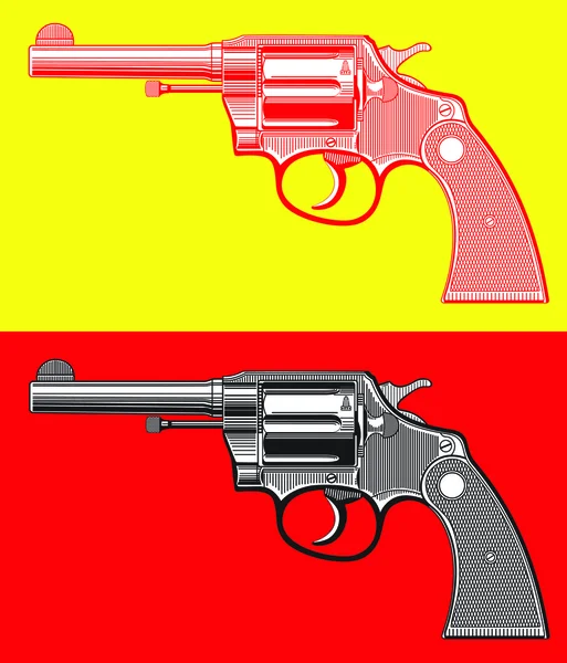 Revolver — Image vectorielle