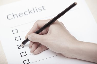 Checklist clipart