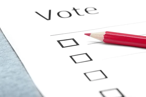 Stock image Voting bulletin