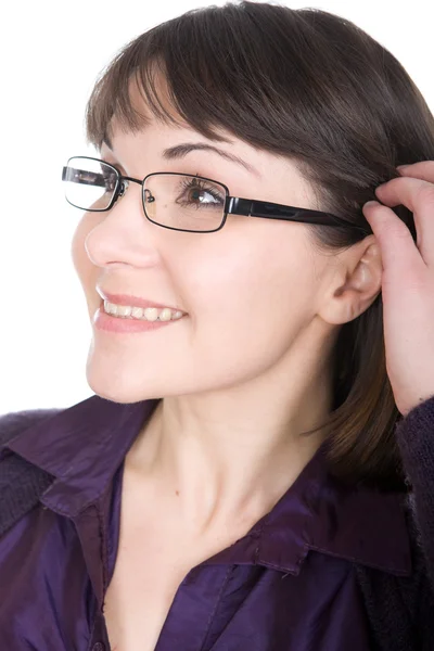 Жінка в окулярах — стокове фото