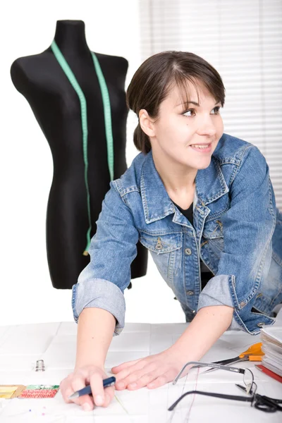 Modedesignerin — Stockfoto