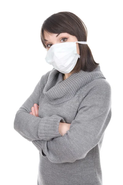 Woman with mask Stock Image